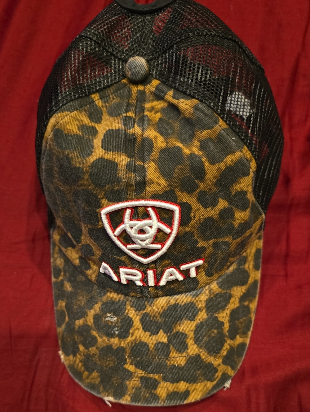 Ariat Ponytail Leopard Hat
